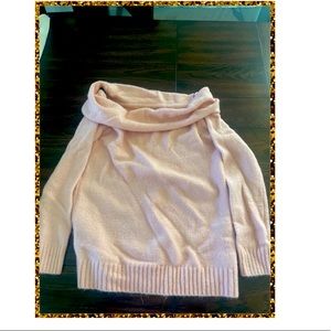 Baby pink turtle neck style long sleeve